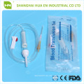 Beliebte PVC medizinische Einweg-Bluttransfusion Set in China hergestellt